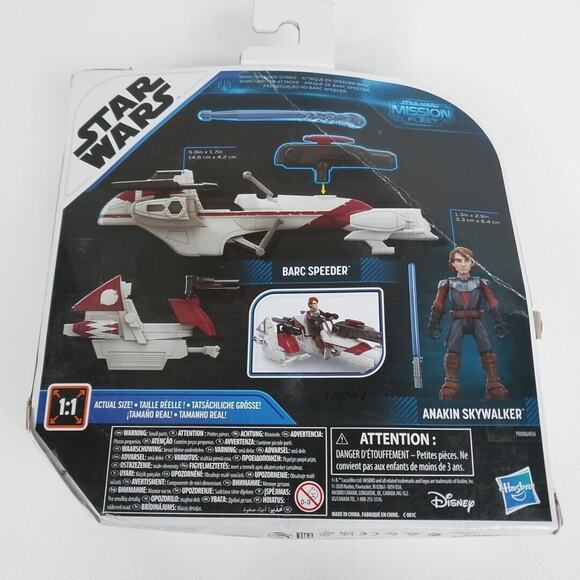 Star Wars Mission Fleet 2020 Anakin Skywalker Barc Speeder Vehicle Sealed New - Picture 4 of 7